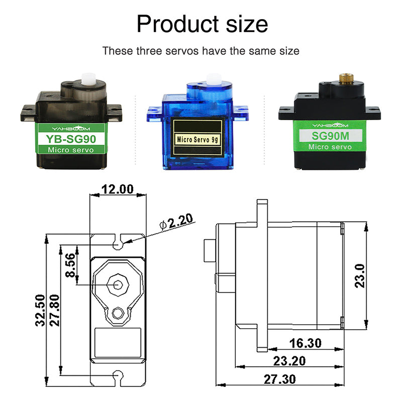 Yahboom SG90 Servo Motor Steering Gear