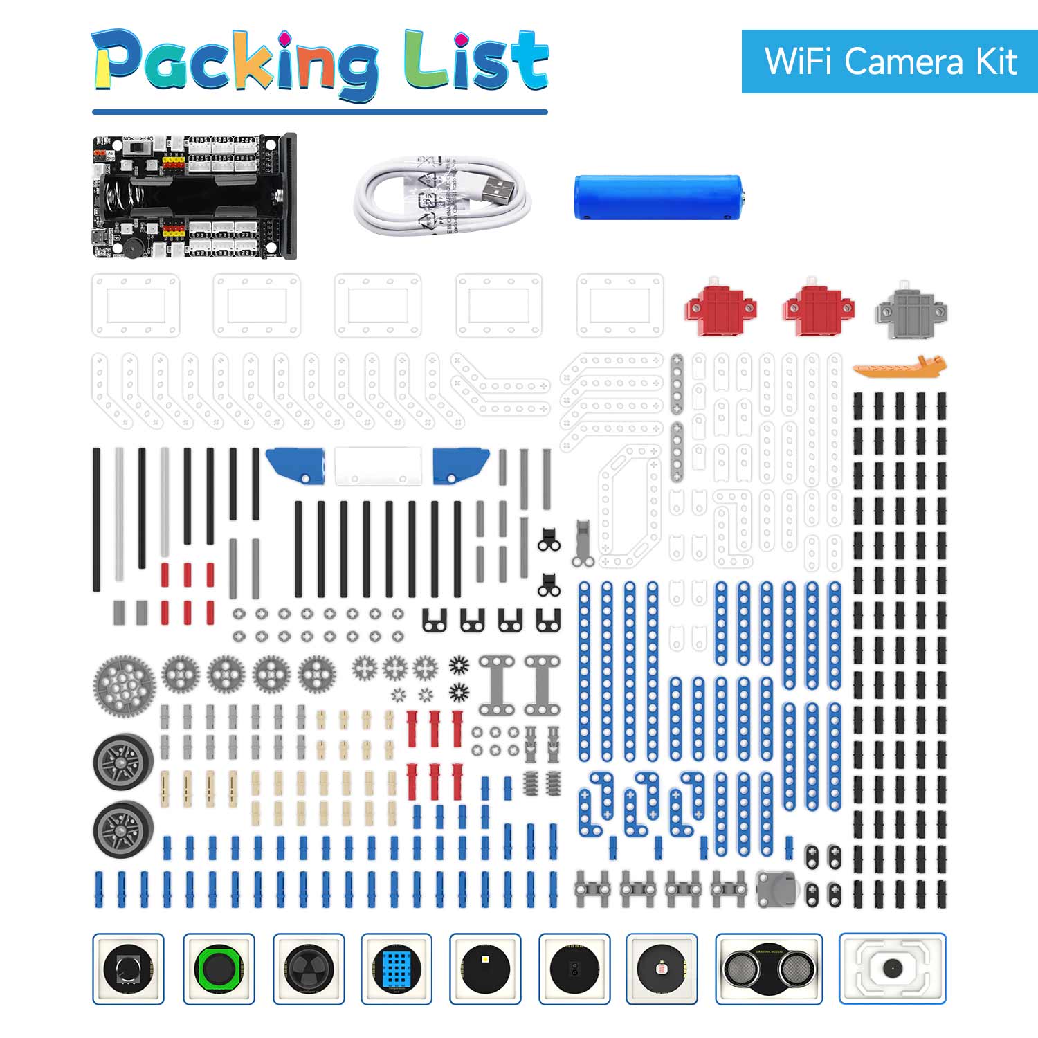 16 in 1 Building:bit Super kit for BBC Micro:bit V2/V1.5