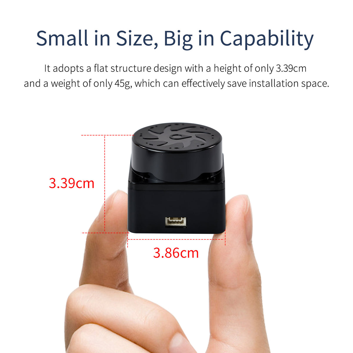 T-MINI-Plus Lidar TOF Rango de 12M compatible con ROS1 ROS2