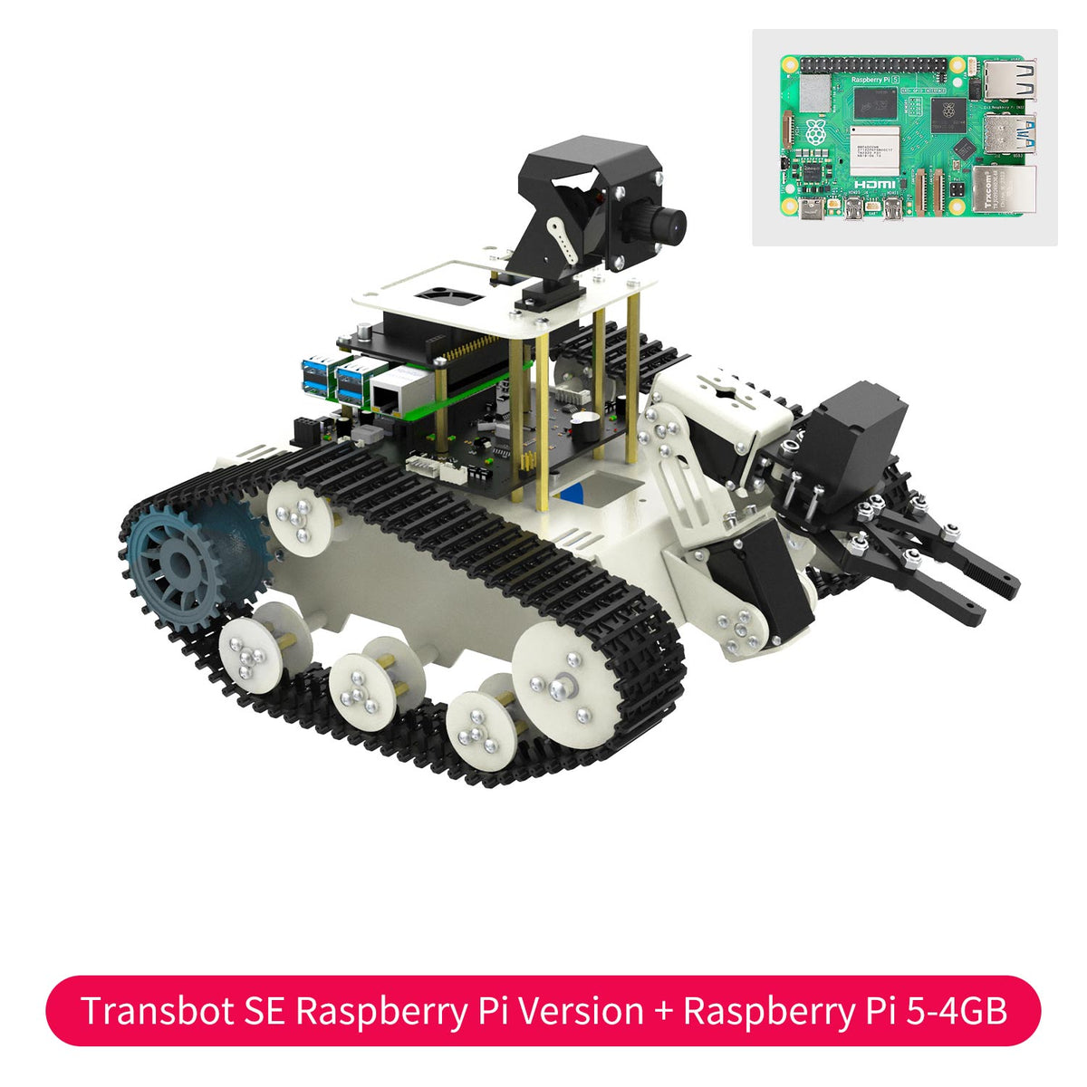 Transbot SE version for Raspberry Pi and with Raspberry Pi 5-4GB motherboard