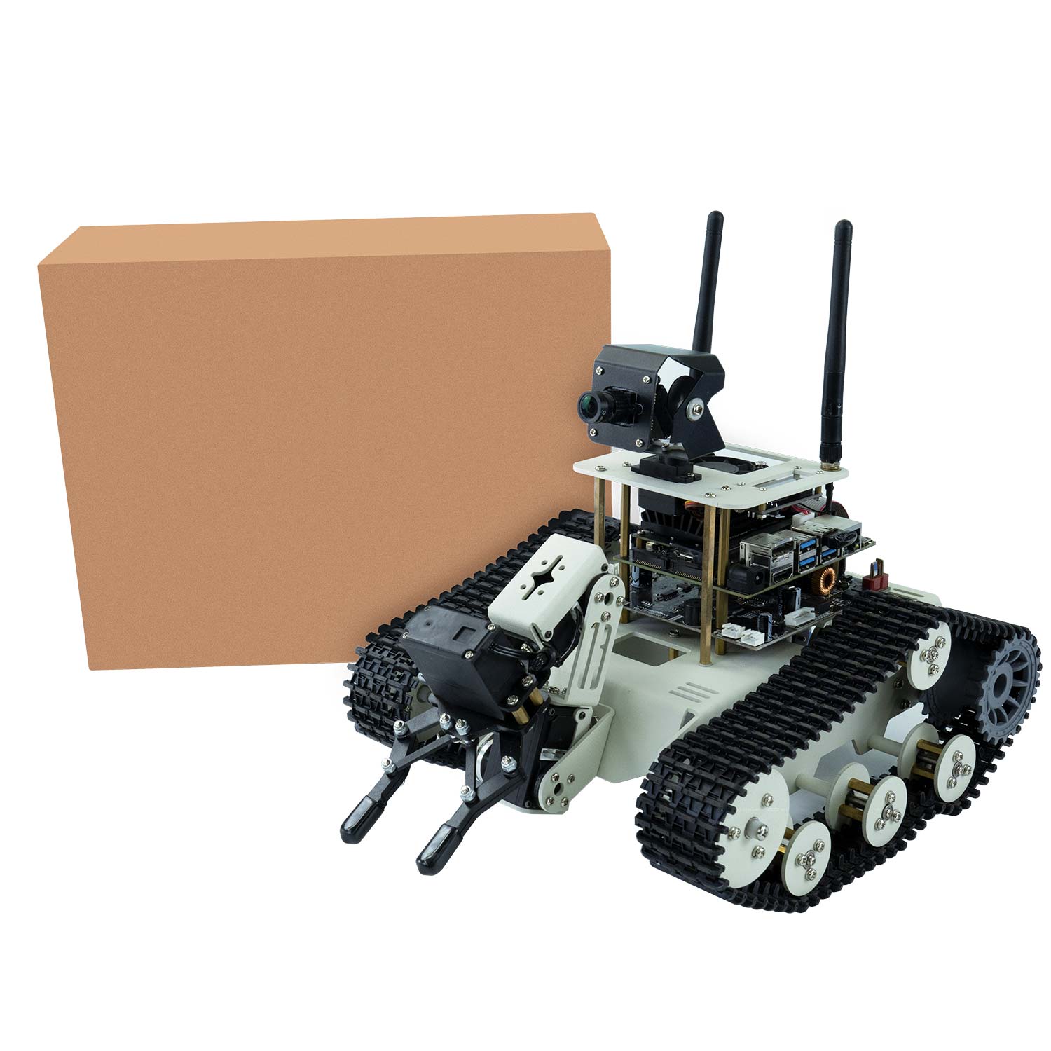 Transbot SE outdoor scene real shot pictures with packaging box