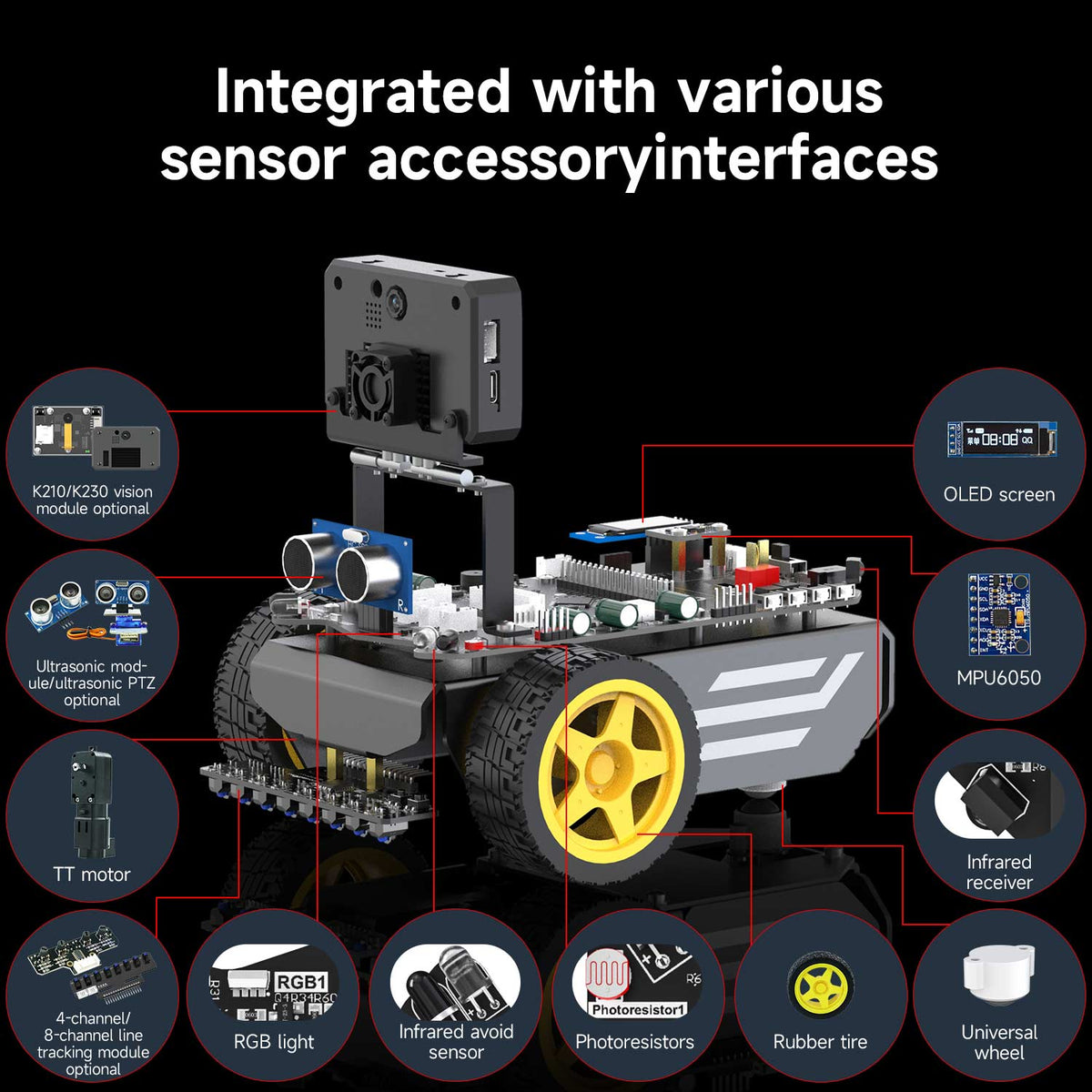 Yahboom MSPM0 smart robot car based on MSPM0G3507