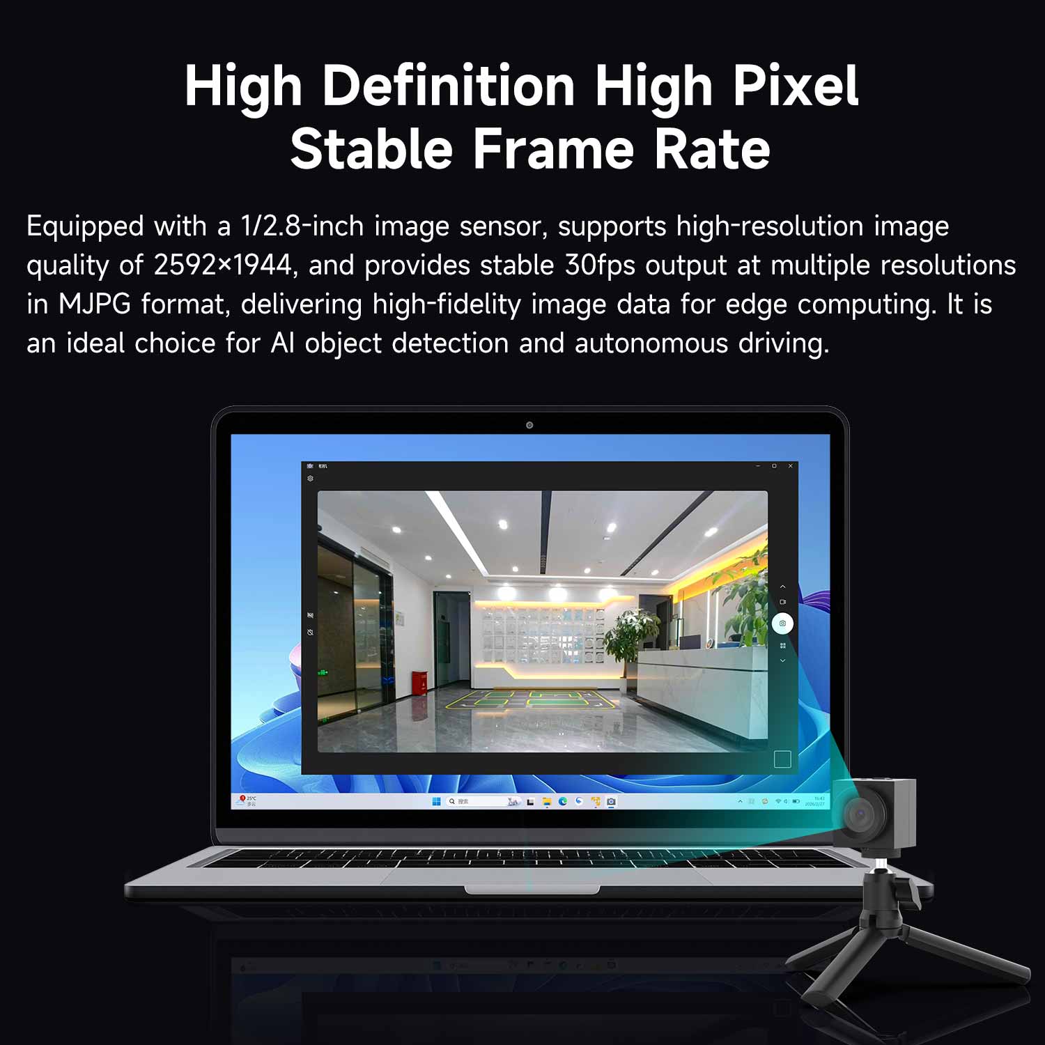 USB 5MP Camera for Jetson/RDK Series/RPi 5/PC