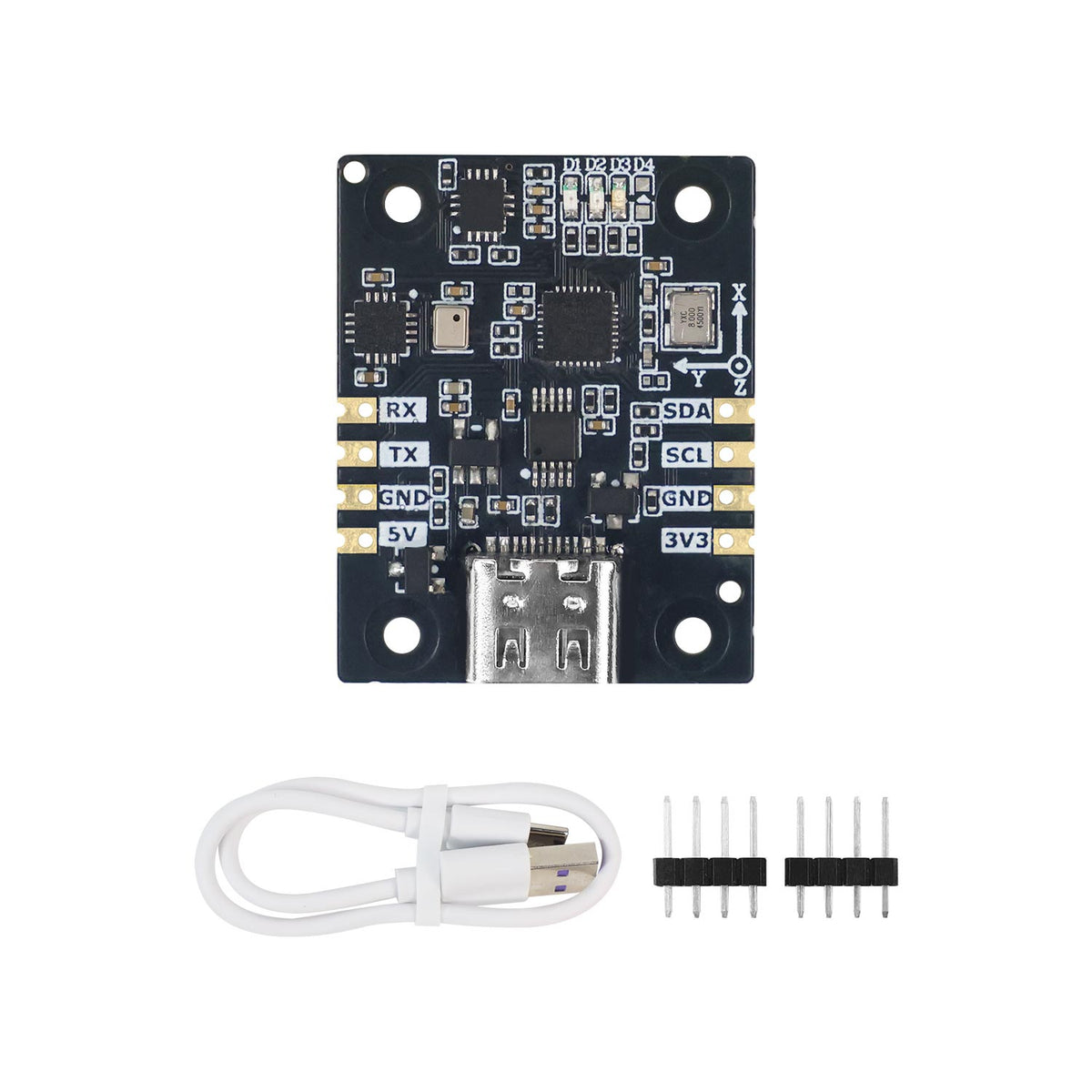 Yahboom IMU sensor module(6/9/10-axis) AHRS support ROS1 ROS2 for Jetson Raspberry Pi