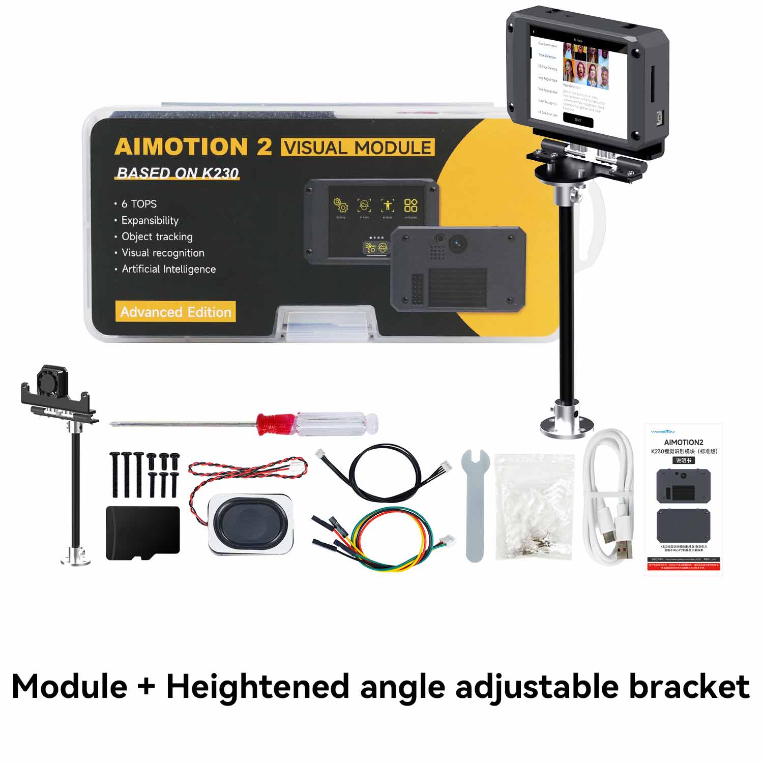 Yahboom K230 Vision Recognition Module AI Intelligent Camera