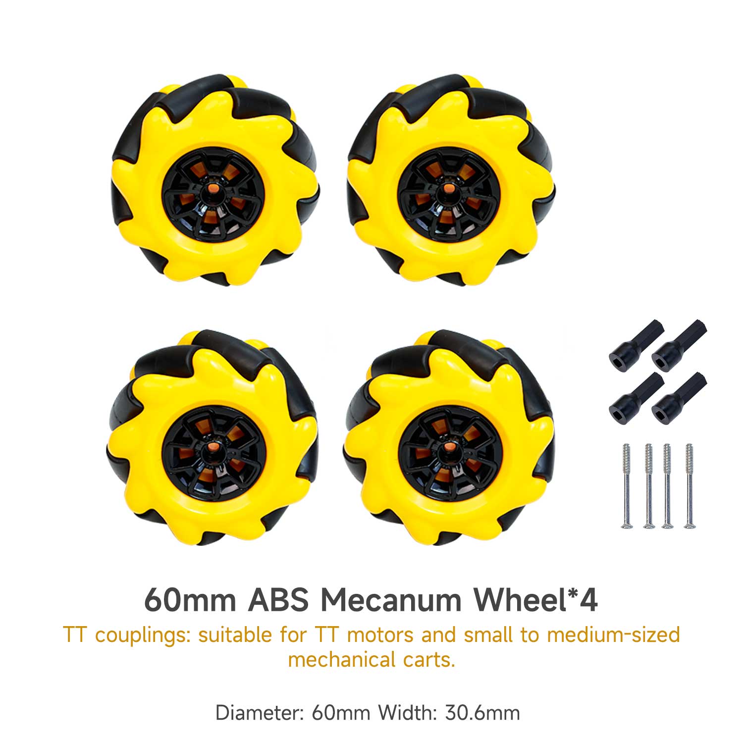 Yahboom Mecanum Wheel Kit for DIY robot or programmable smart car