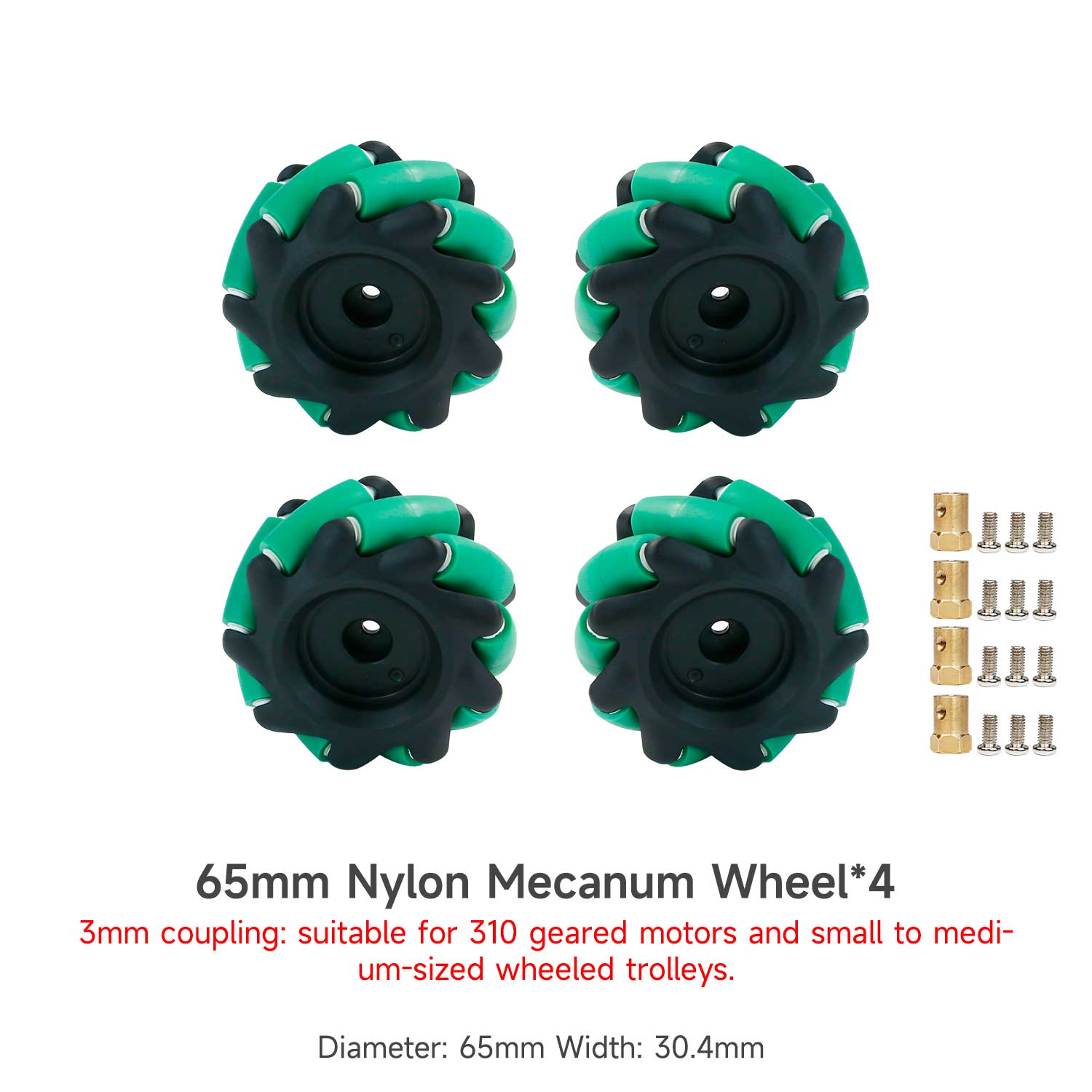 Yahboom Mecanum Wheel Kit for DIY robot or programmable smart car
