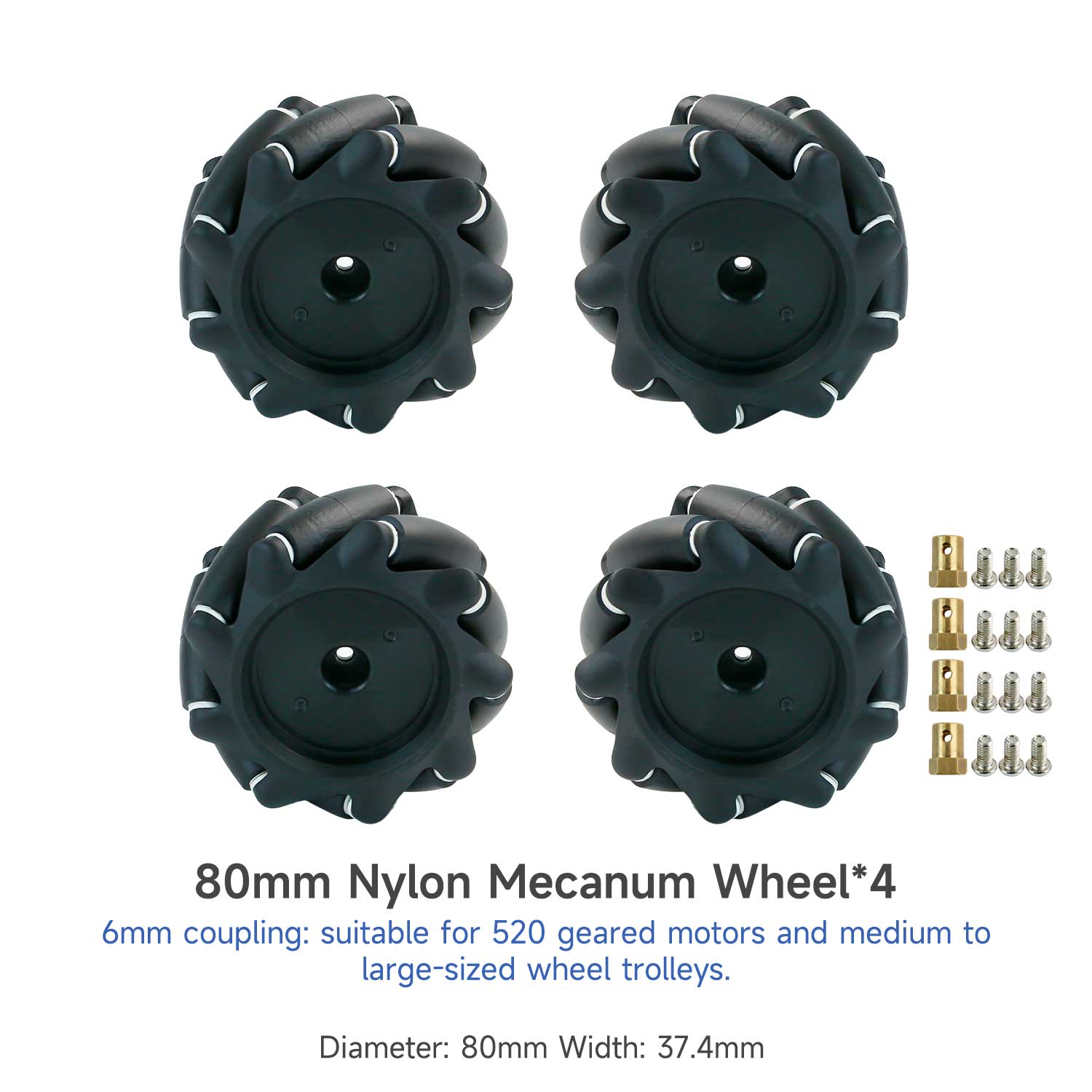 Yahboom Mecanum Wheel Kit for DIY robot or programmable smart car