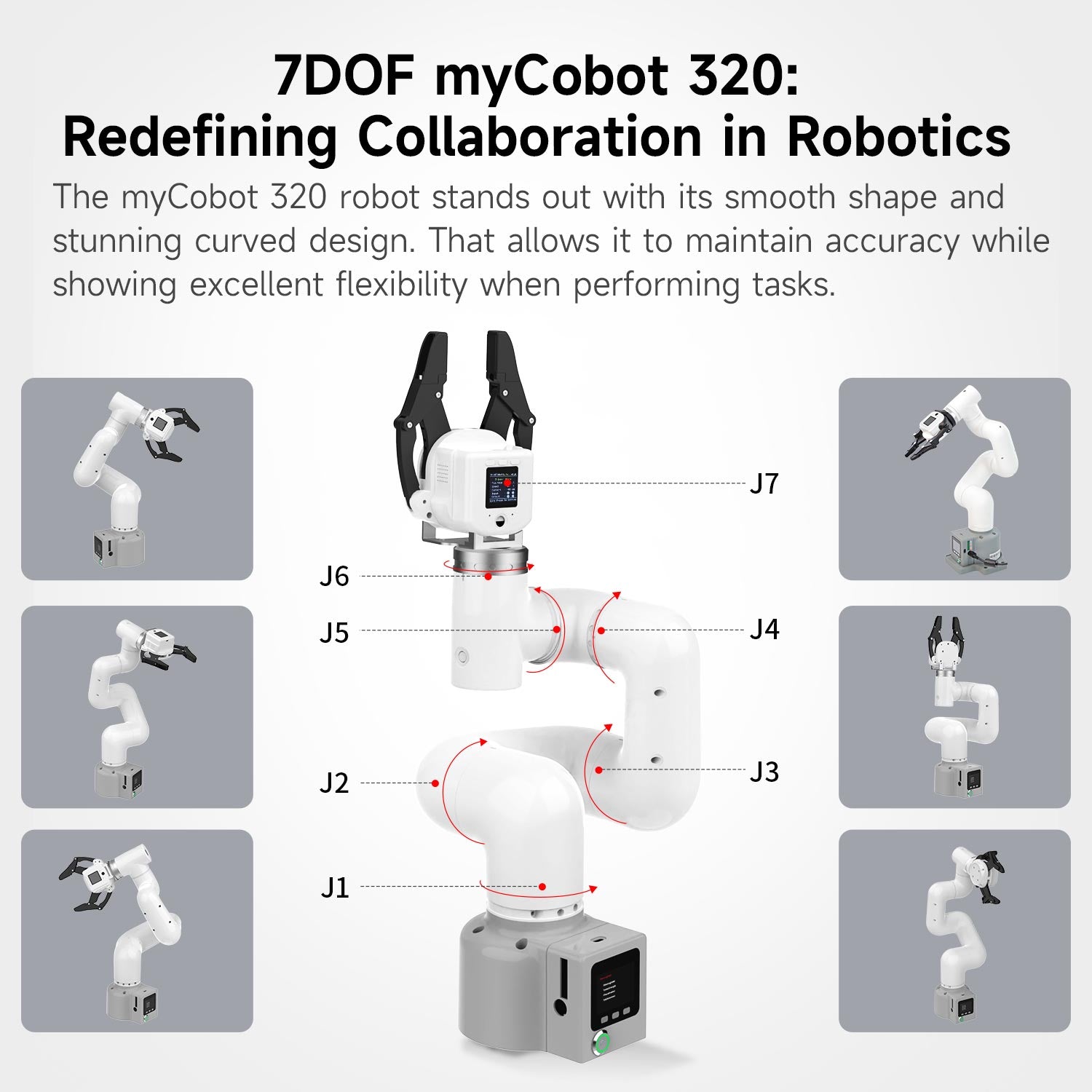 MyCobot 320 M5 Collaborative Robotic Arm Support 1KG Payload
