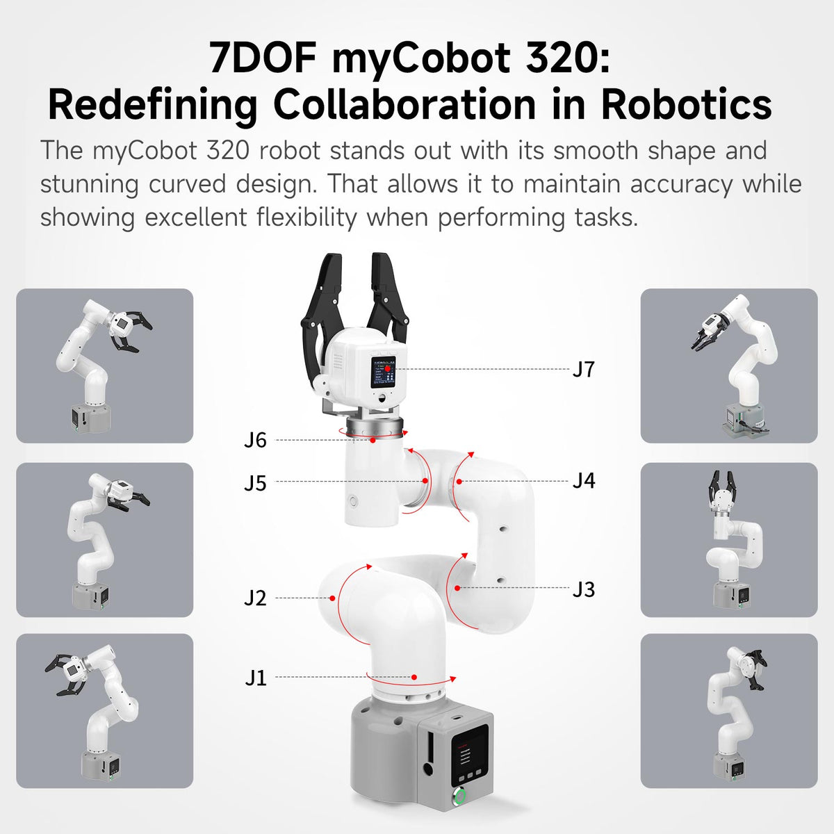 MyCobot 320 M5 Collaborative Robotic Arm Support 1KG Payload