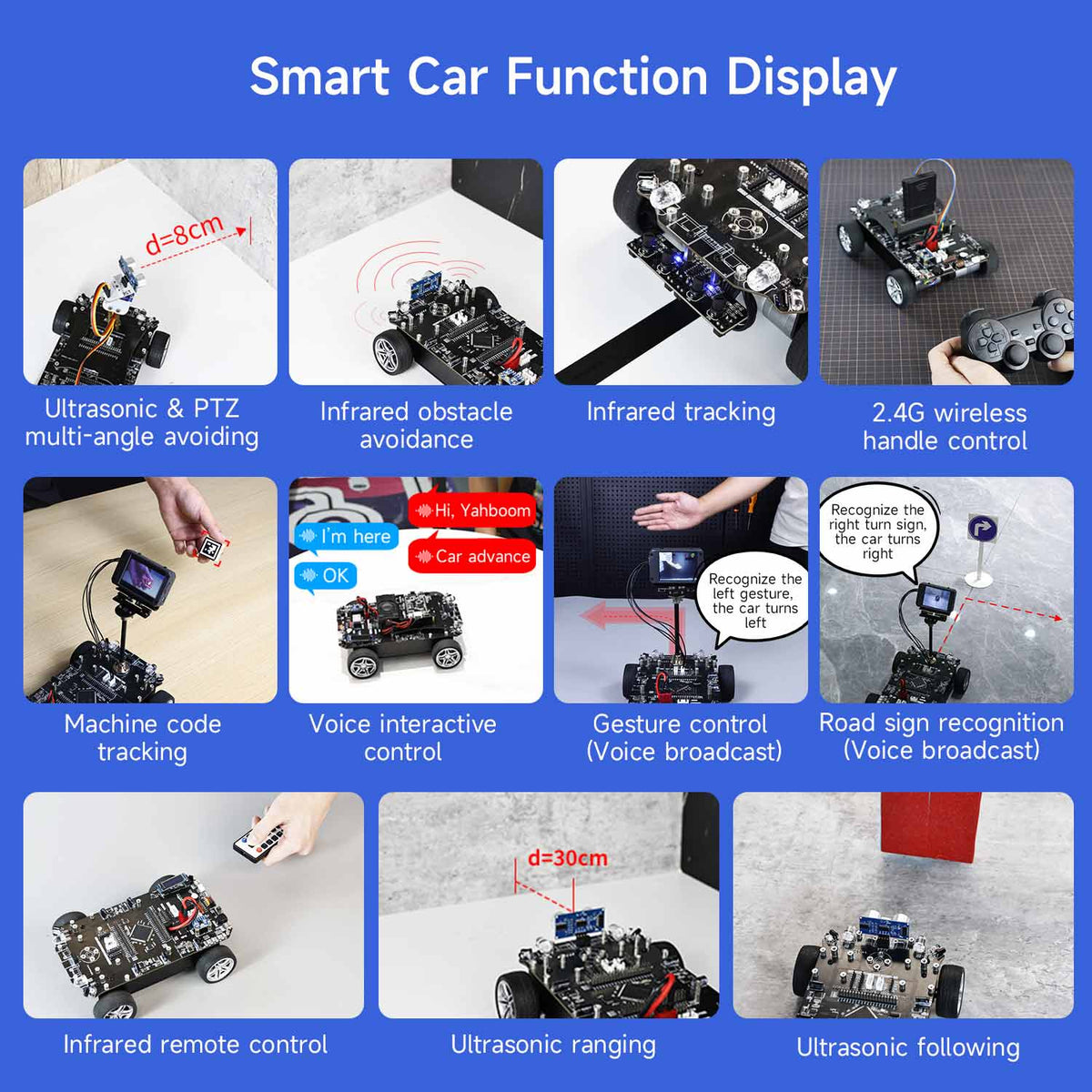 STM32 Smart Car with Multifunctional Development Board