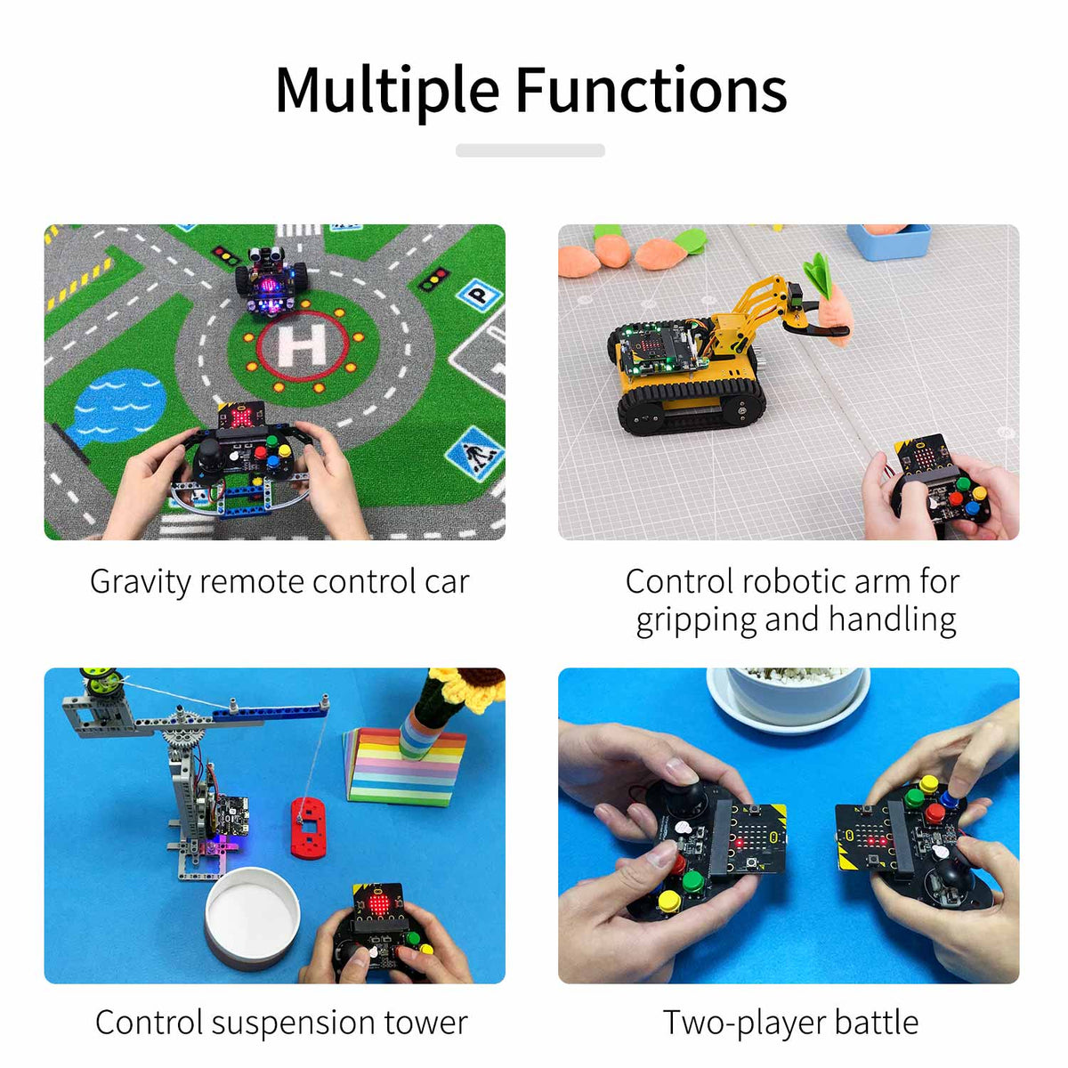 micro:bit basic game handle compatible with Micro:bit V2/1.5 board