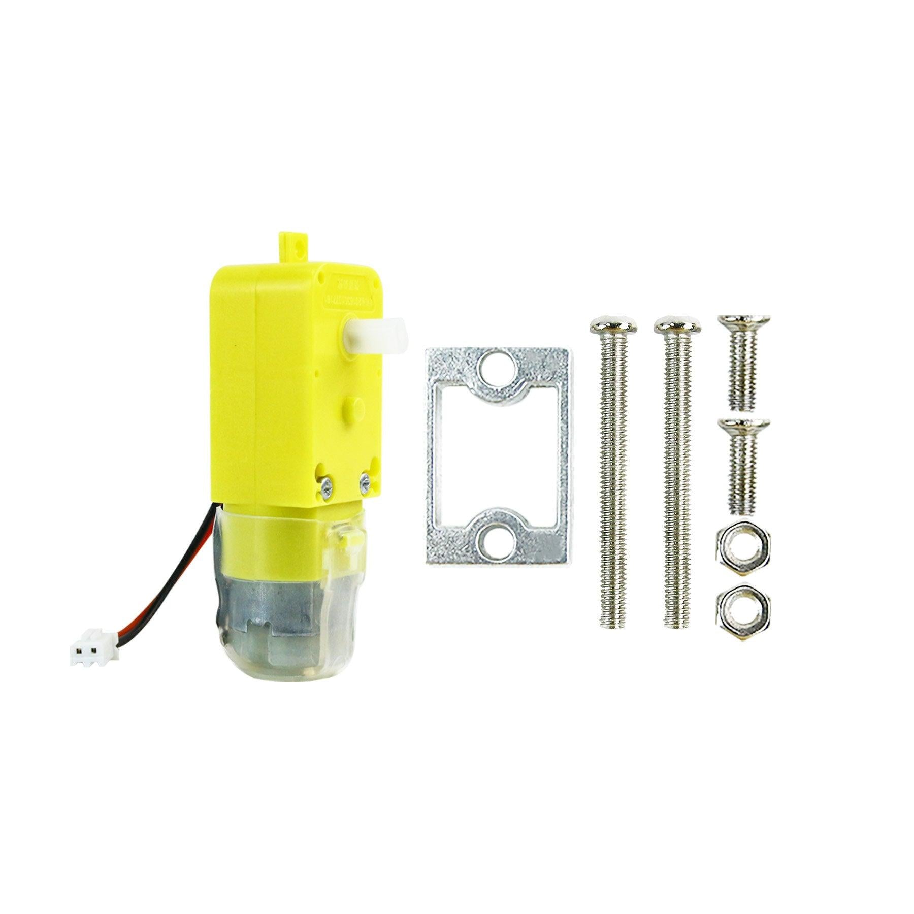 Yahboom TT DC Gear Motor with high-quality carbon brushes with XH2.54 terminal - Yahboom