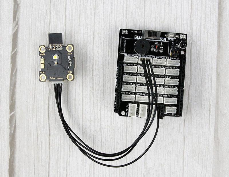 Yahboom Color Recognition module compatible with alligator clip/DuPont line/PH2.0 cable - Yahboom