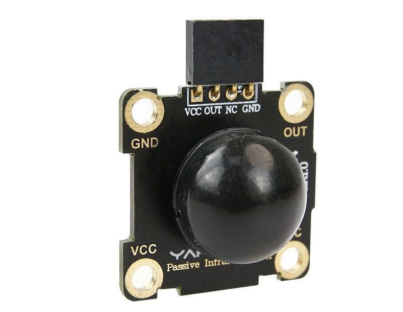 Yahboom Human body infrared sensor module compatible with alligator clip/DuPont line/PH2.0 cable - Yahboom