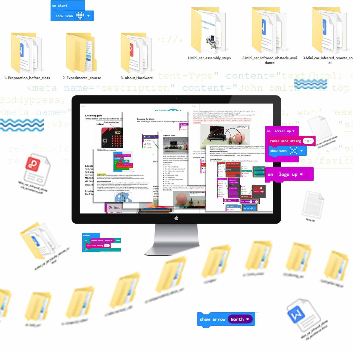 Yahboom micro:bit starter kit for beginner compatible with V1.5/ V2 board - Yahboom
